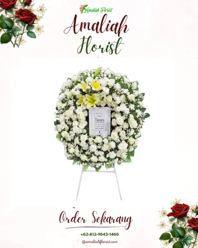 Krans Bunga Duka Cita di Sibetan