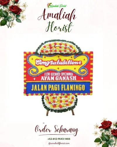 Bunga Papan Congratulation di Sibetan